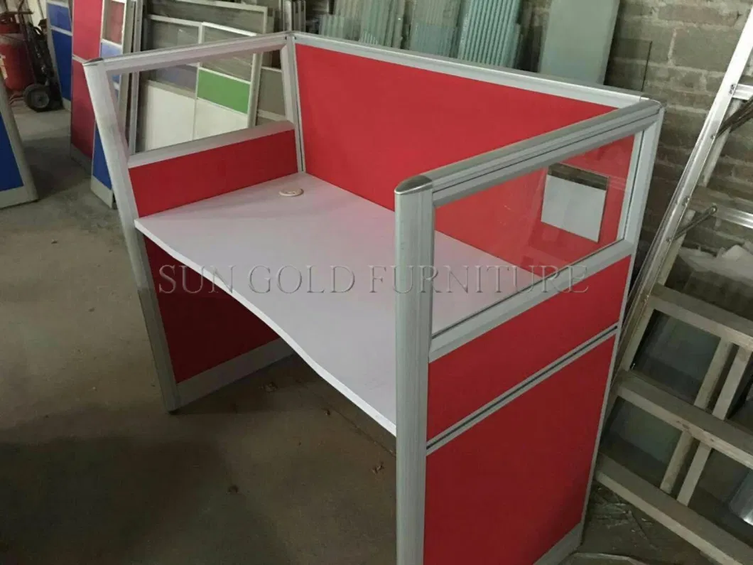 Functional Secretary Office Cubicle Designed Modern Fabric Partition Divider (SZ-WS586)